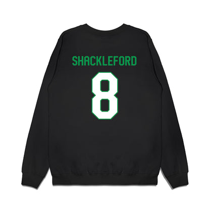North Texas - NCAA Men's Basketball : Josiah Shackleford - Vintage Premium Crewneck Sweatshirt-1