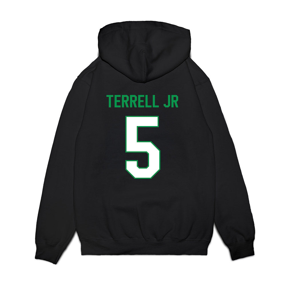 North Texas - NCAA Men's Basketball : david terrell jr - Vintage Premium Hooded Sweatshirt-1