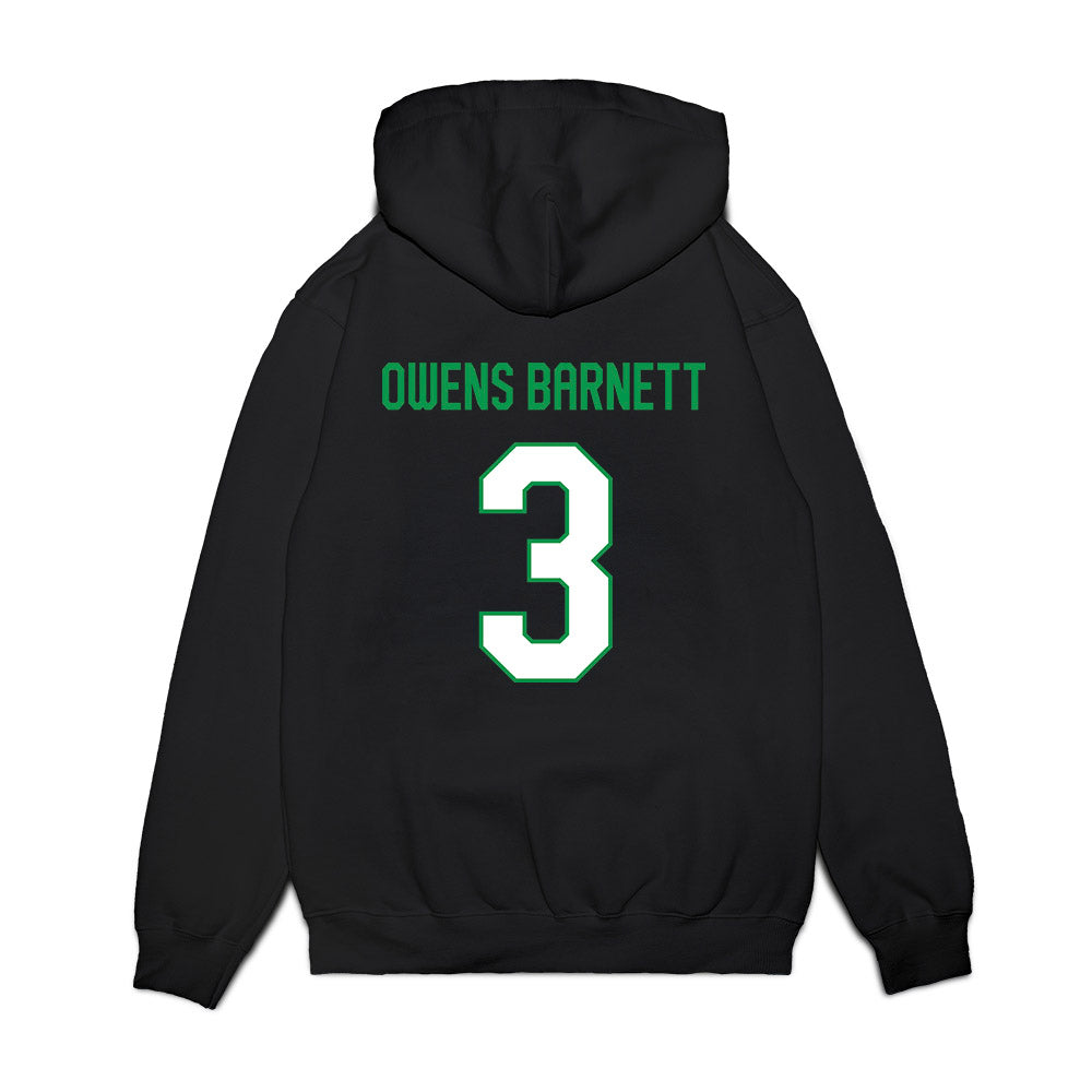North Texas - NCAA Women's Basketball : Jazzy Owens Barnett - Vintage Premium Hooded Sweatshirt-1
