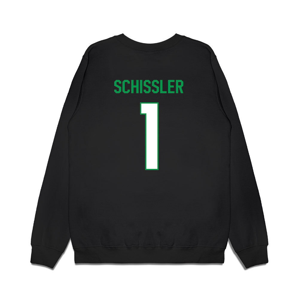 North Texas - NCAA Women's Basketball : Andi Schissler - Vintage Premium Crewneck Sweatshirt-1