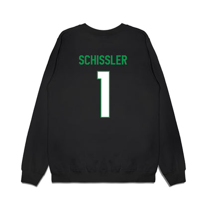 North Texas - NCAA Women's Basketball : Andi Schissler - Vintage Premium Crewneck Sweatshirt-1