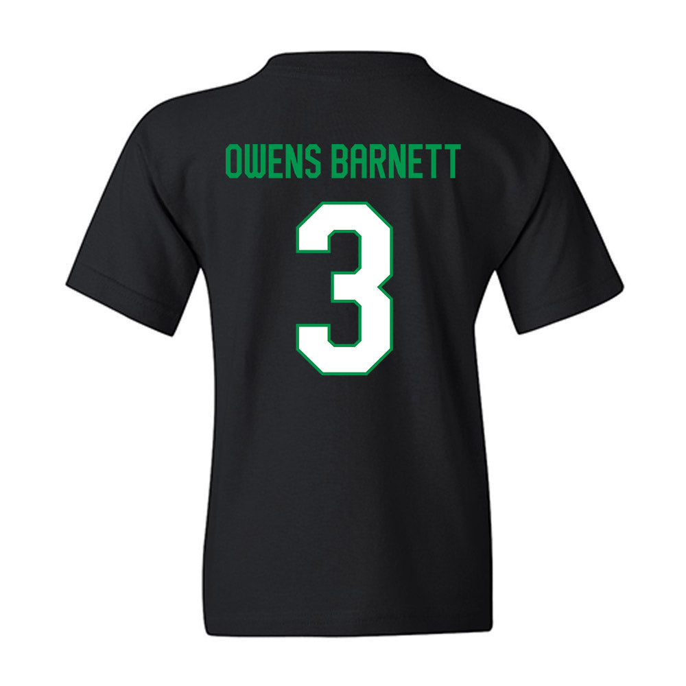 North Texas - NCAA Women's Basketball : Jazzy Owens Barnett - Vintage Youth T-Shirt-1