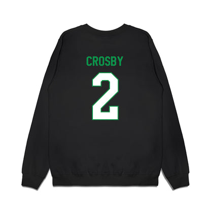 North Texas - NCAA Men's Basketball : Cahmai Crosby - Vintage Premium Crewneck Sweatshirt-1