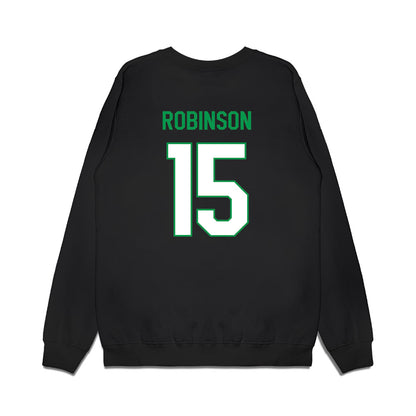 North Texas - NCAA Men's Basketball : Reece Robinson - Vintage Premium Crewneck Sweatshirt-1