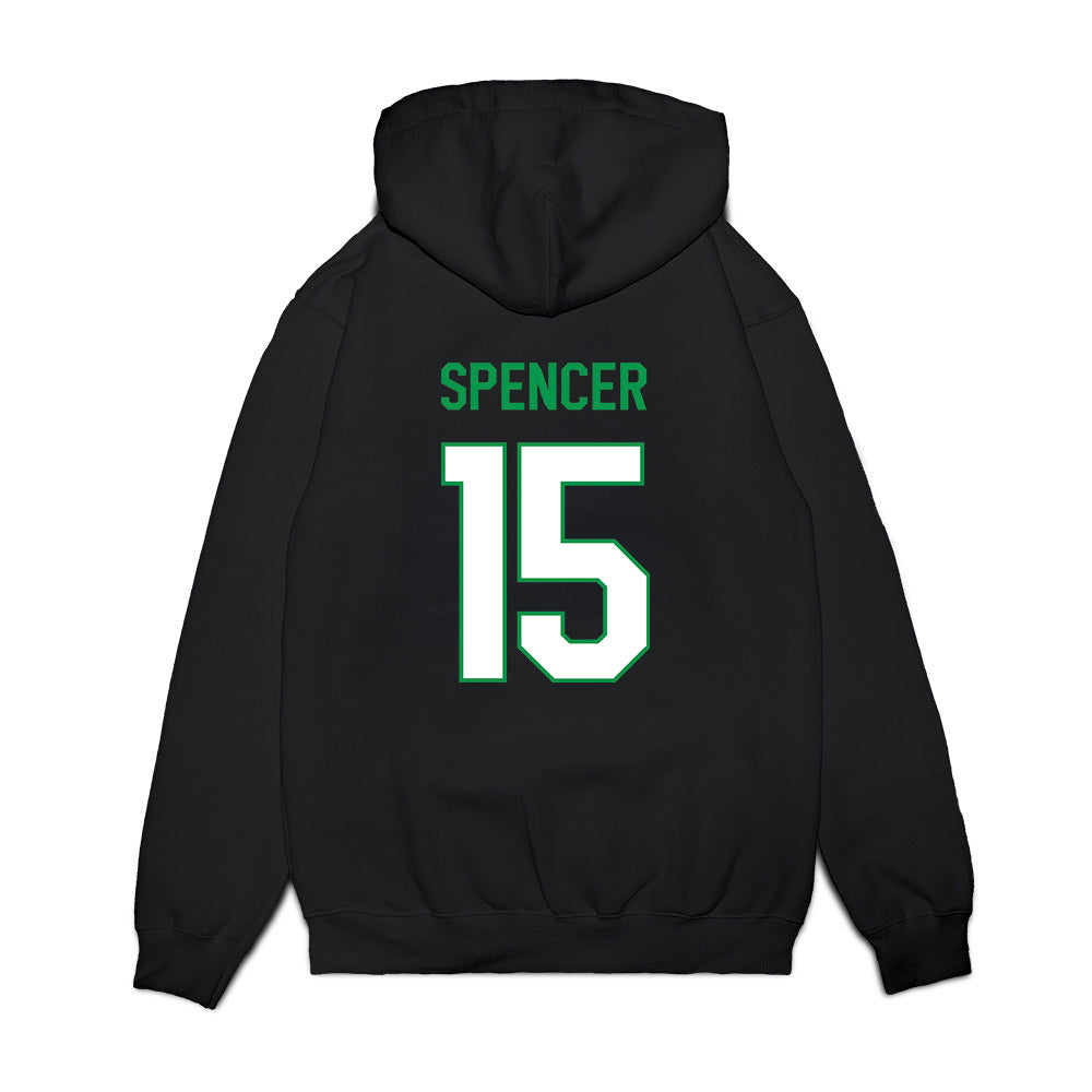 North Texas - NCAA Women's Basketball : Cherie Spencer - Vintage Premium Hooded Sweatshirt-1