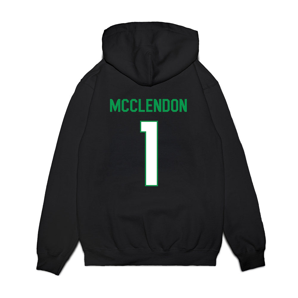 North Texas - NCAA Men's Basketball : William Mcclendon - Vintage Premium Hooded Sweatshirt-1