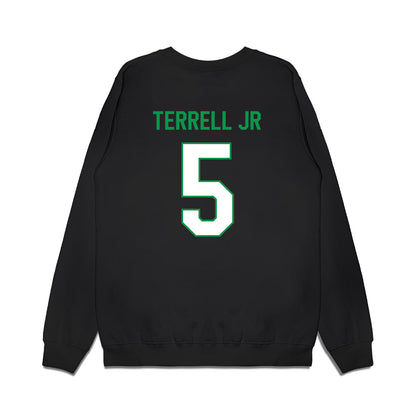 North Texas - NCAA Men's Basketball : david terrell jr - Vintage Premium Crewneck Sweatshirt-1
