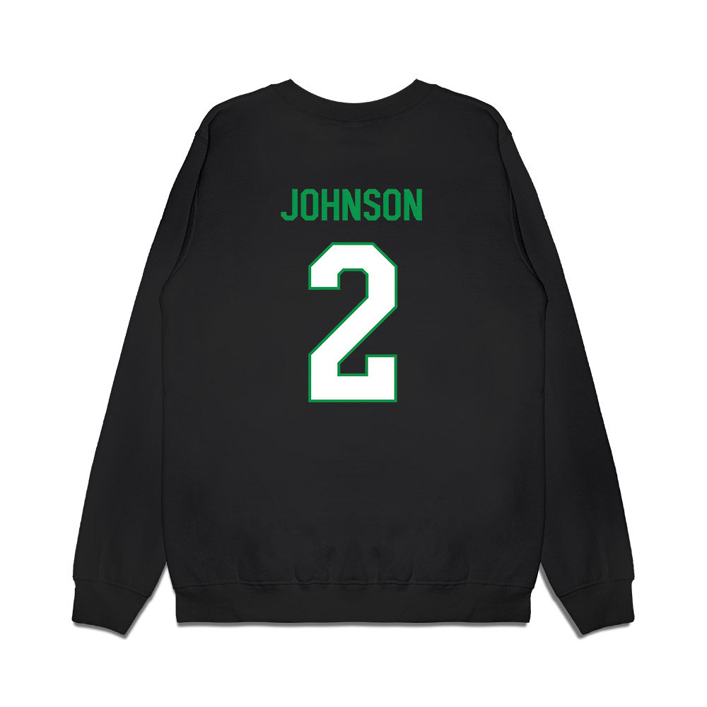 North Texas - NCAA Women's Basketball : Arianna Johnson - Vintage Premium Crewneck Sweatshirt-1