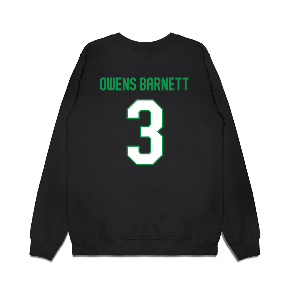 North Texas - NCAA Women's Basketball : Jazzy Owens Barnett - Vintage Premium Crewneck Sweatshirt-1