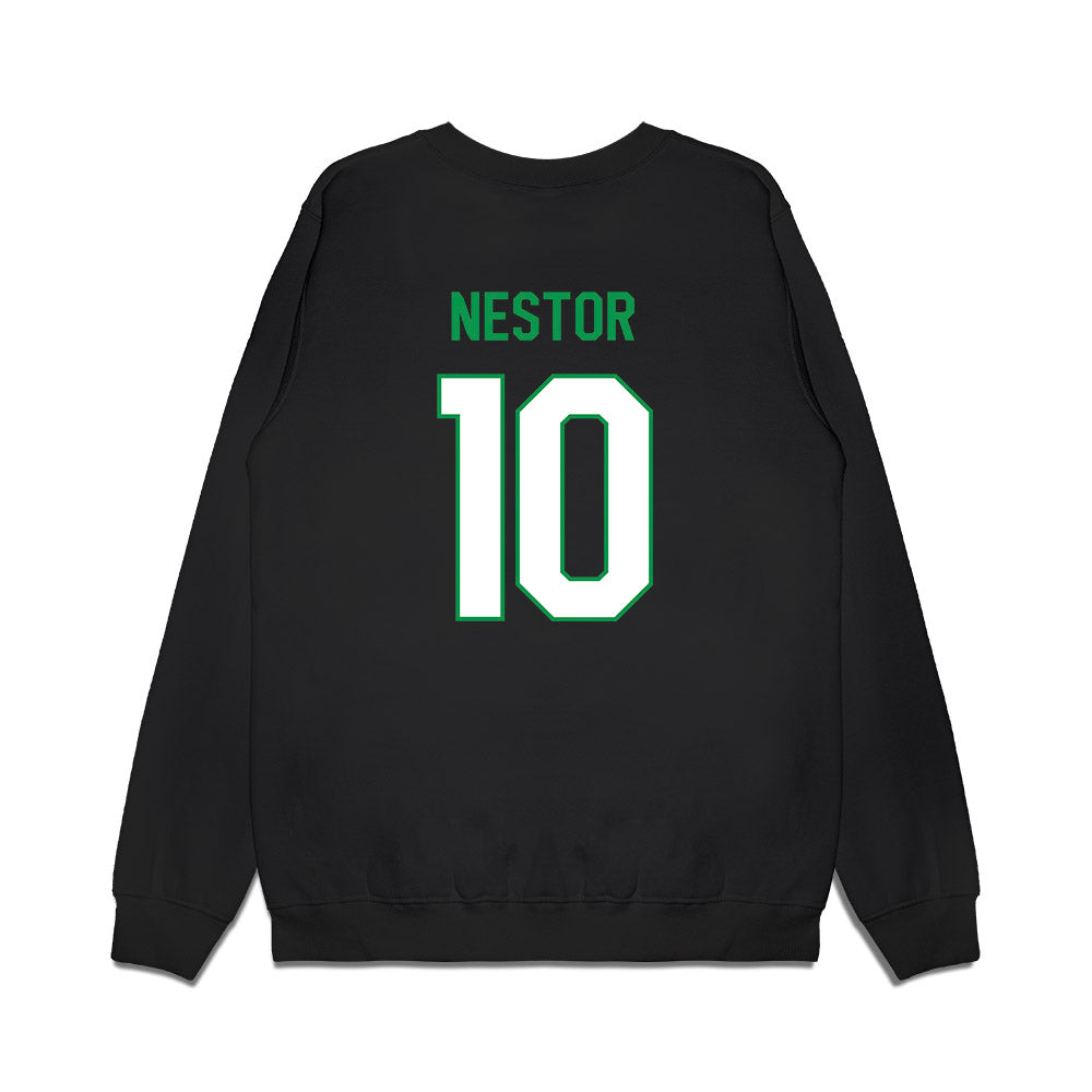 North Texas - NCAA Women's Basketball : Megan Nestor - Vintage Premium Crewneck Sweatshirt-1