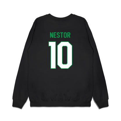 North Texas - NCAA Women's Basketball : Megan Nestor - Vintage Premium Crewneck Sweatshirt-1