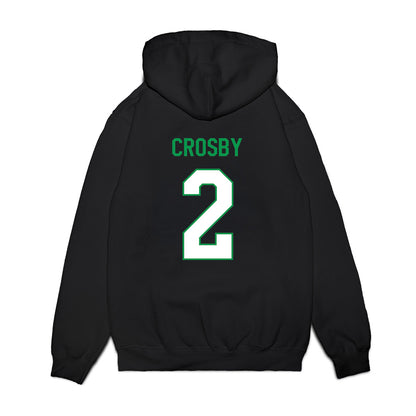 North Texas - NCAA Men's Basketball : Cahmai Crosby - Vintage Premium Hooded Sweatshirt-1
