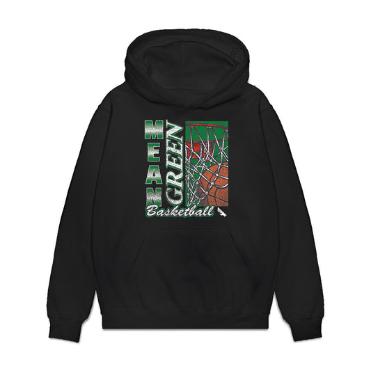 North Texas - NCAA Women's Basketball : Kalysta Martin - Vintage Premium Hooded Sweatshirt-0