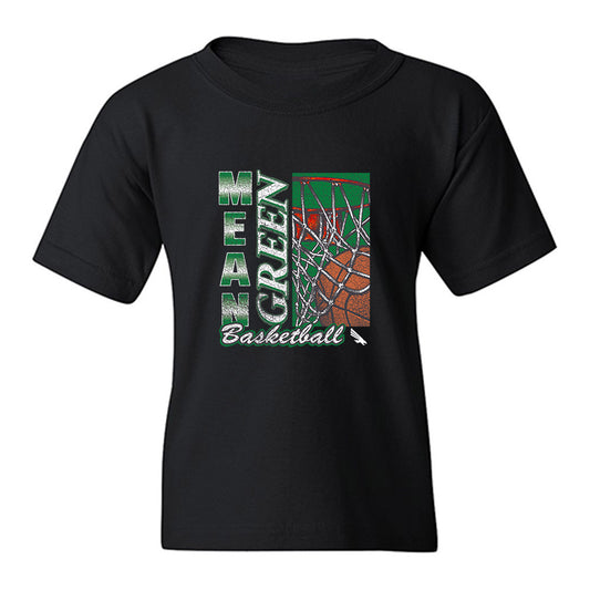 North Texas - NCAA Women's Basketball : Kalysta Martin - Vintage Youth T-Shirt-0