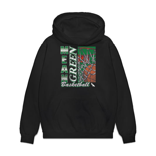 North Texas - NCAA Women's Basketball : Chania Price - Vintage Premium Hooded Sweatshirt-0