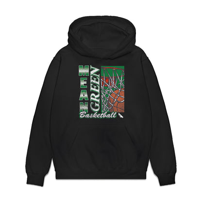 North Texas - NCAA Women's Basketball : Laynee Stanley - Vintage Premium Hooded Sweatshirt-0