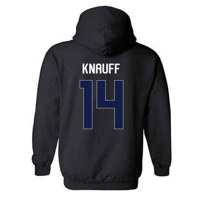 UNF - NCAA Women's Basketball : Abby Knauff - Vintage Shersey Hooded Sweatshirt-1