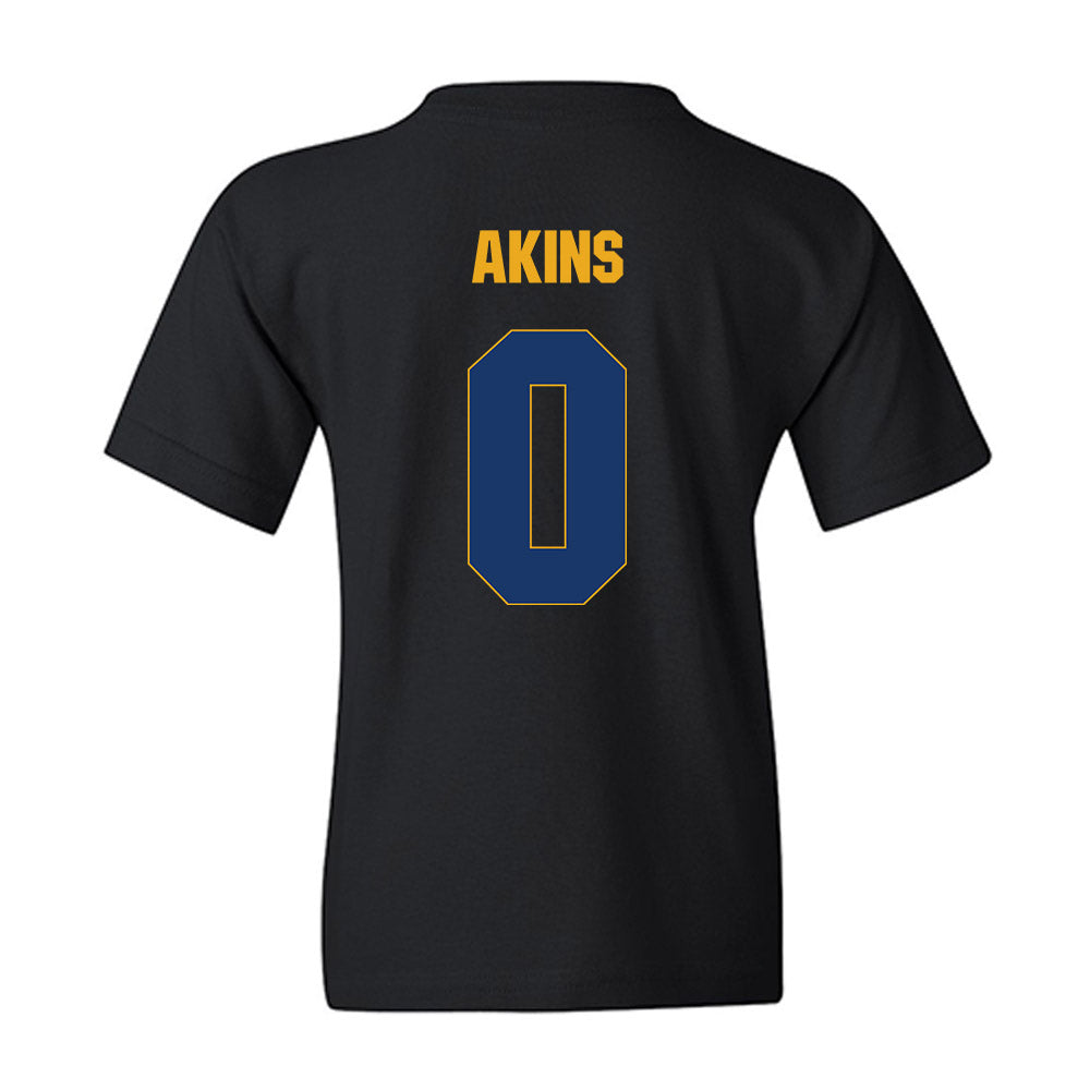 Canisius - NCAA Women's Basketball : Jania Akins - Vintage Youth T-Shirt-1