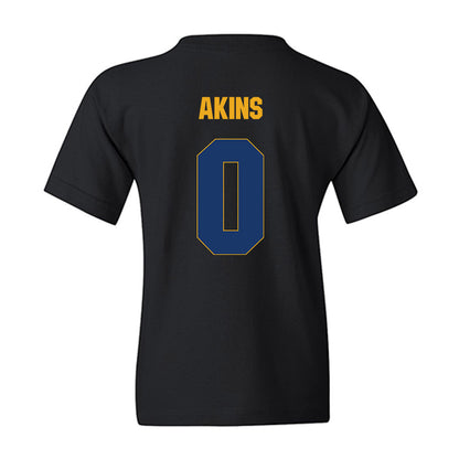 Canisius - NCAA Women's Basketball : Jania Akins - Vintage Youth T-Shirt-1