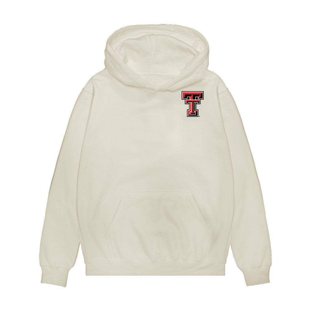 Texas Tech - NCAA Women's Track & Field : Fanny Arendt - Collage Premium Hooded Sweatshirt-0