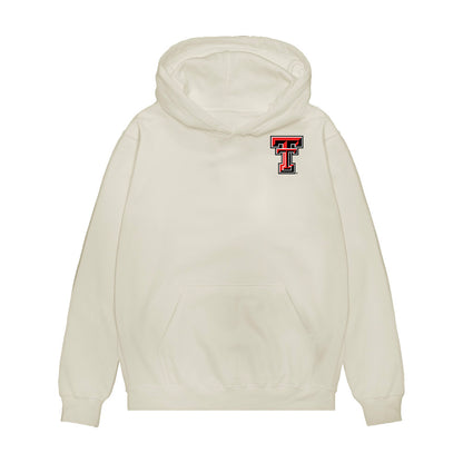 Texas Tech - NCAA Women's Track & Field : Fanny Arendt - Collage Premium Hooded Sweatshirt-0