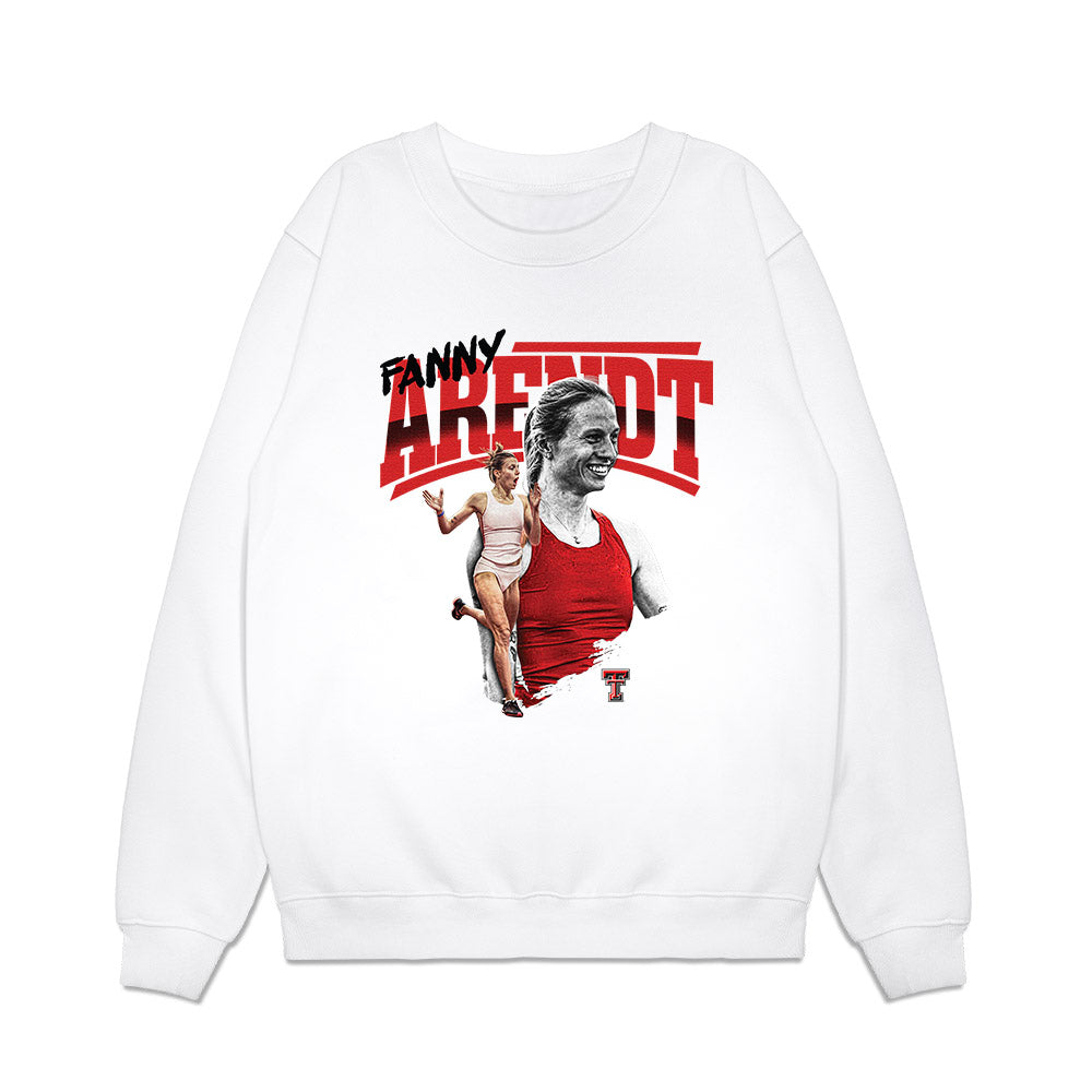 Texas Tech - NCAA Women's Track & Field : Fanny Arendt - Collage Premium Crewneck Sweatshirt-0