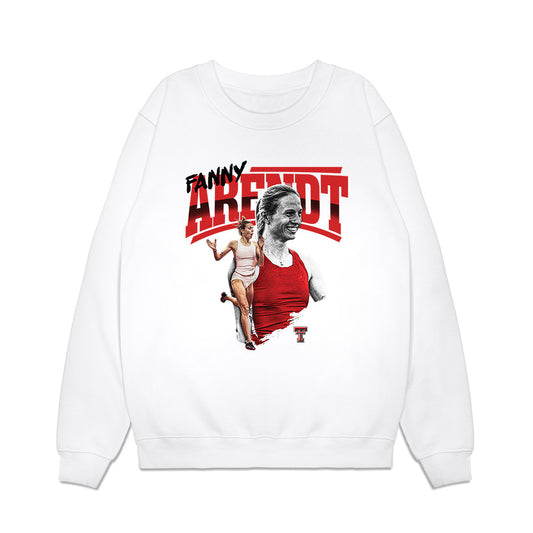 Texas Tech - NCAA Women's Track & Field : Fanny Arendt - Collage Premium Crewneck Sweatshirt-0