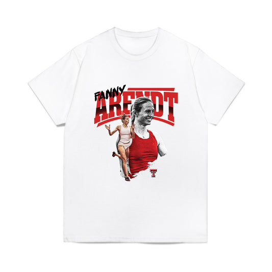 Texas Tech - NCAA Women's Track & Field : Fanny Arendt - Collage Comfort Colors T-Shirt-0