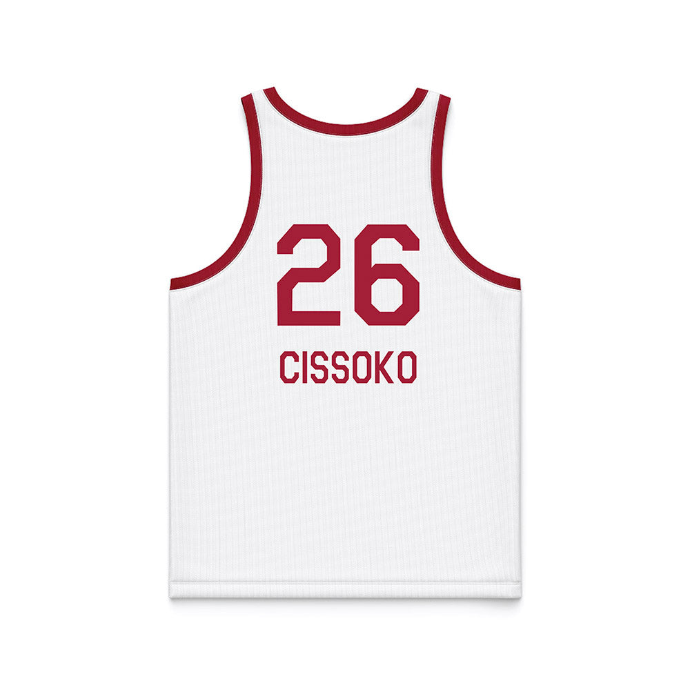 Oklahoma - NCAA Women's Basketball : Daffa Cissoko - White Basketball Jersey-1