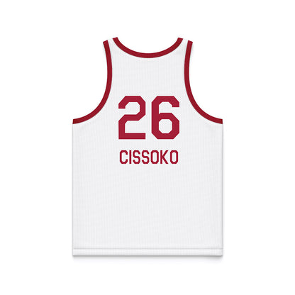 Oklahoma - NCAA Women's Basketball : Daffa Cissoko - White Basketball Jersey-1