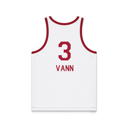Oklahoma - NCAA Women's Basketball : Zya Vann - White Basketball Jersey-1