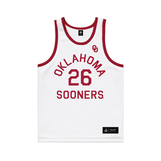 Oklahoma - NCAA Women's Basketball : Daffa Cissoko - White Basketball Jersey-0
