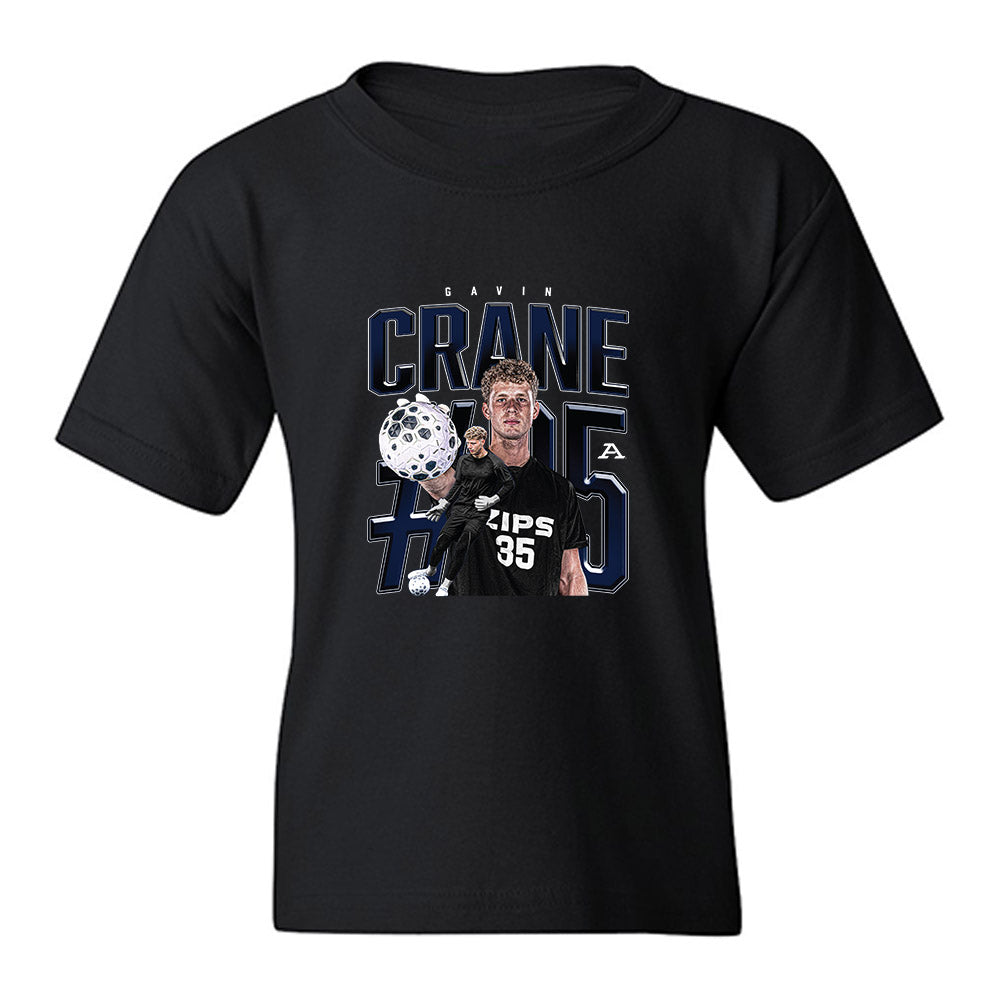 Akron - NCAA Men's Soccer : Gavin Crane - Collage Youth T-Shirt-0