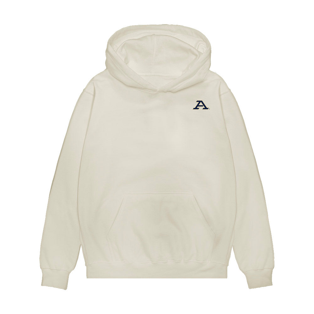 Akron - NCAA Men's Soccer : Gavin Crane - Caricature Premium Hooded Sweatshirt-0