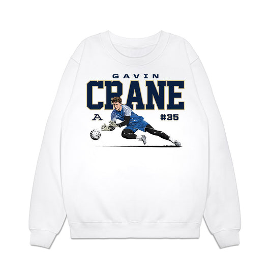 Akron - NCAA Men's Soccer : Gavin Crane - Caricature Premium Crewneck Sweatshirt-0