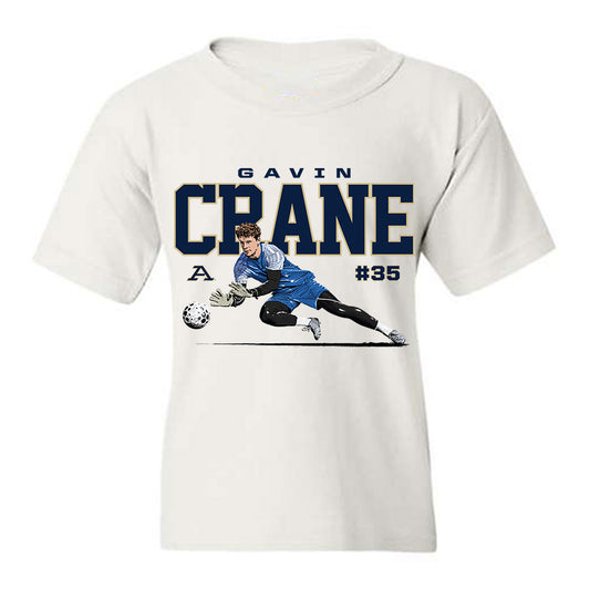 Akron - NCAA Men's Soccer : Gavin Crane - Caricature Youth T-Shirt-0