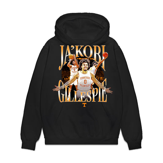 Tennessee - NCAA Men's Basketball : Ja'Kobi Gillespie - Collage Premium Hooded Sweatshirt-0