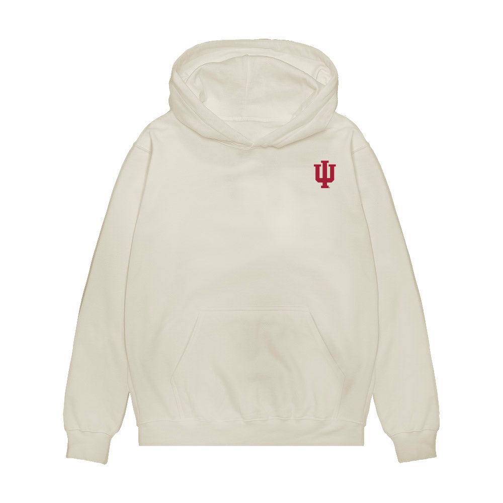 Indiana - NCAA Football : Charlie Becker - Collage Premium Hooded Sweatshirt-0