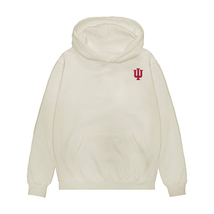 Indiana - NCAA Football : Charlie Becker - Collage Premium Hooded Sweatshirt-0