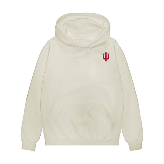 Indiana - NCAA Football : Charlie Becker - Collage Premium Hooded Sweatshirt-0