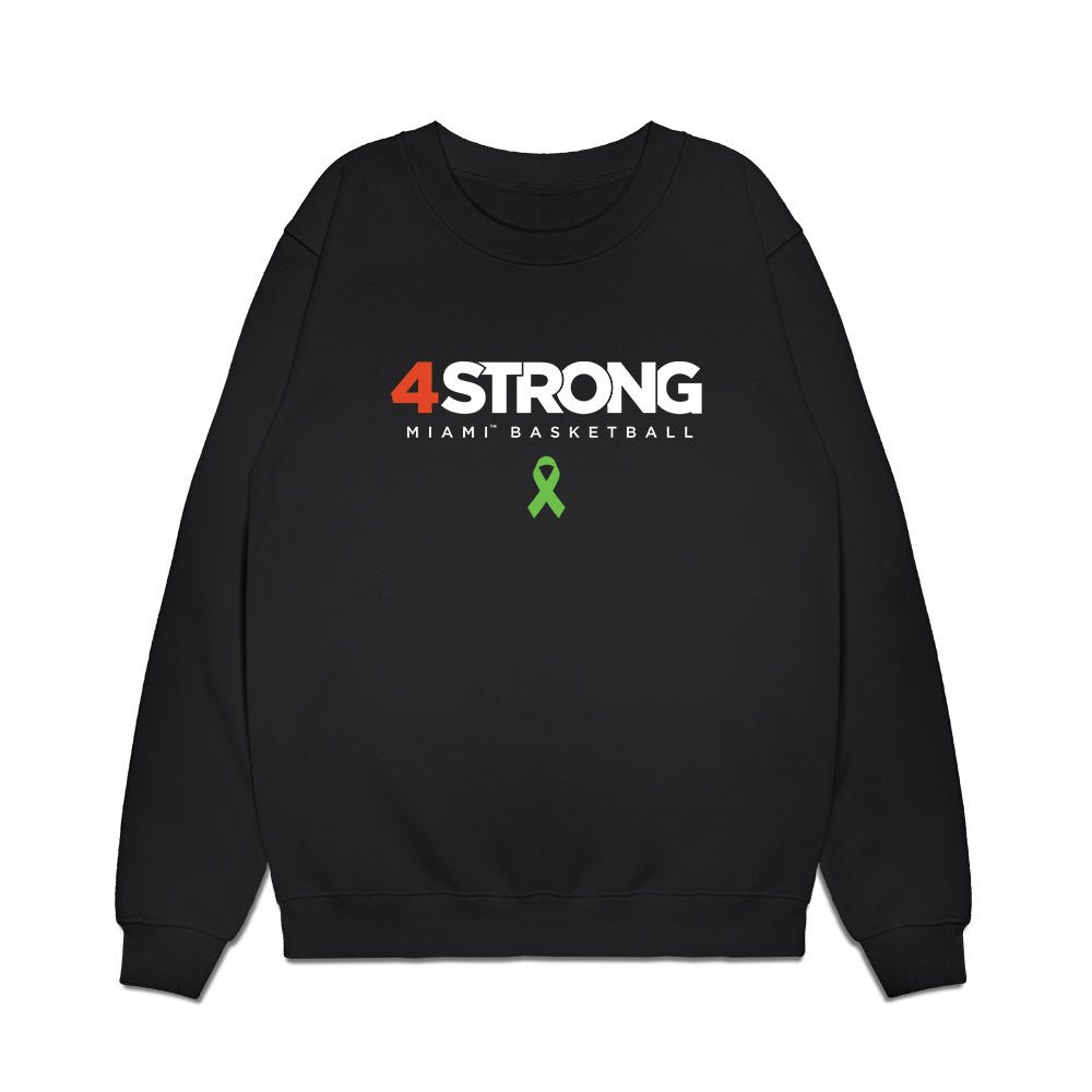 Miami - NCAA Men's Basketball : Marcus Allen - 4 Strong Premium Crewneck Sweatshirt-0