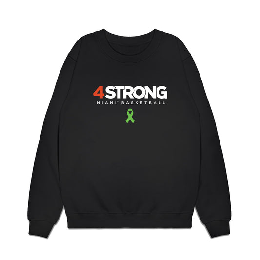Miami - NCAA Men's Basketball : Marcus Allen - 4 Strong Premium Crewneck Sweatshirt-0