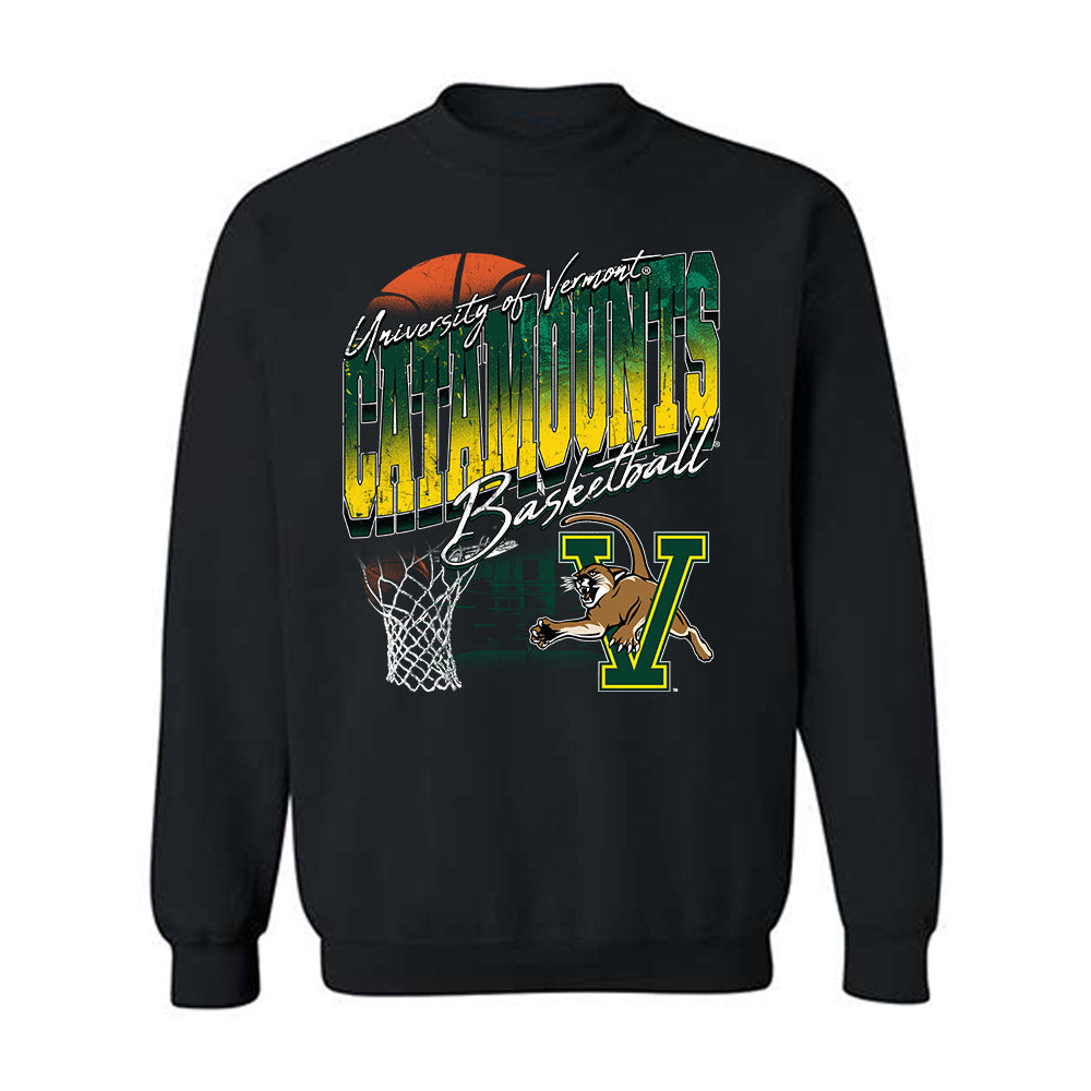 UVM - NCAA Men's Basketball : Lucas Mari - Vintage Sherseys Crewneck Sweatshirt-0