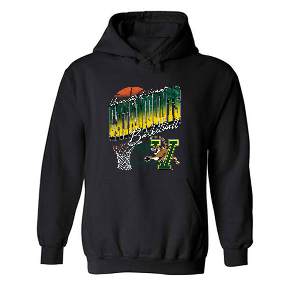 UVM - NCAA Women's Basketball : Jacklynn Hosier - Vintage Sherseys Hooded Sweatshirt-0