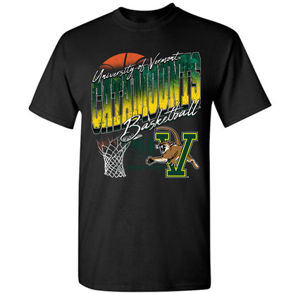 UVM - NCAA Men's Basketball : Drew Bessette - Vintage Sherseys T-Shirt-0