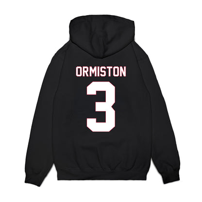 South Alabama - NCAA Men's Basketball : Elijah Ormiston - Vintage Shersey Premium Hooded Sweatshirt-1