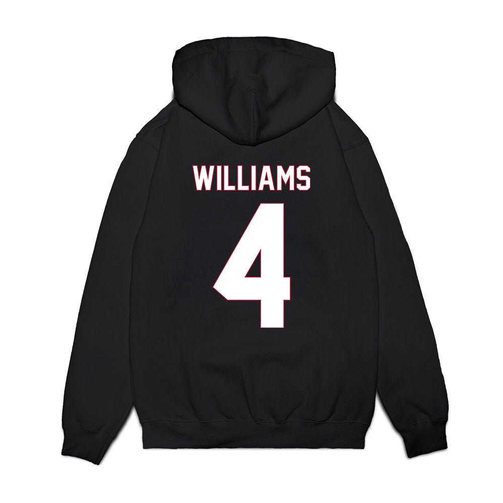 South Alabama - NCAA Men's Basketball : Stephen Williams - Vintage Shersey Premium Hooded Sweatshirt-1