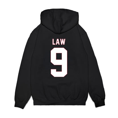 South Alabama - NCAA Men's Basketball : Peyton Law - Vintage Shersey Premium Hooded Sweatshirt-1