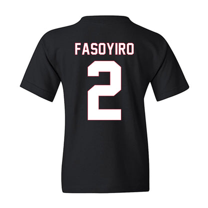 South Alabama - NCAA Men's Basketball : Dylan Fasoyiro - Vintage Shersey Youth T-Shirt-1