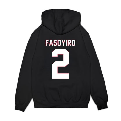 South Alabama - NCAA Men's Basketball : Dylan Fasoyiro - Vintage Shersey Premium Hooded Sweatshirt-1